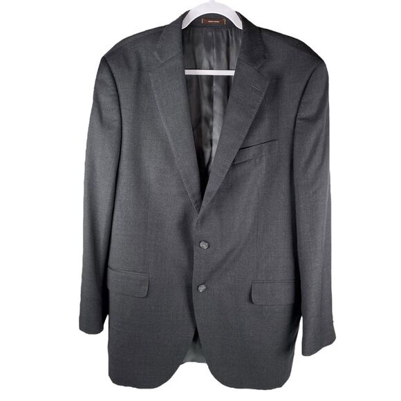 Peter Millar charcoal grey wool Sport Coat Blazer Men’s Size 42L - Picture 4 of 9